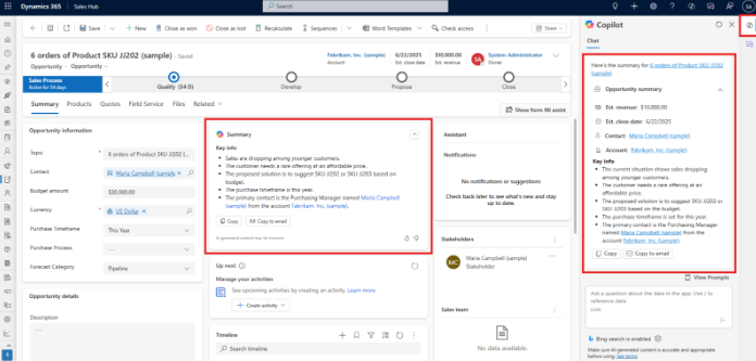 Dynamics 365 Copilot for Sales - Focus Your Efforts on Building the System