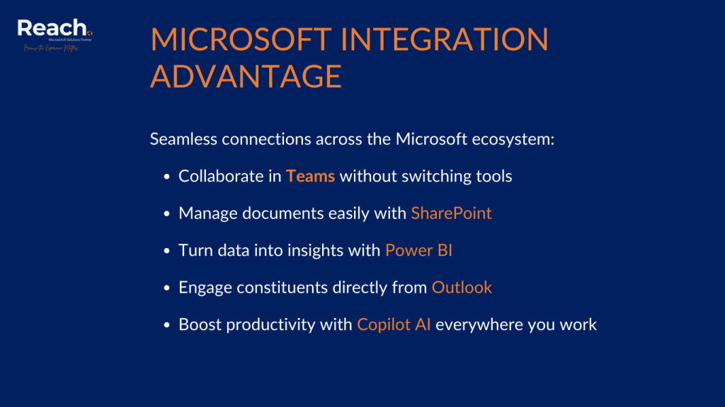 Microsoft Integration Advantage - Connection Across the Microsoft Ecosystem