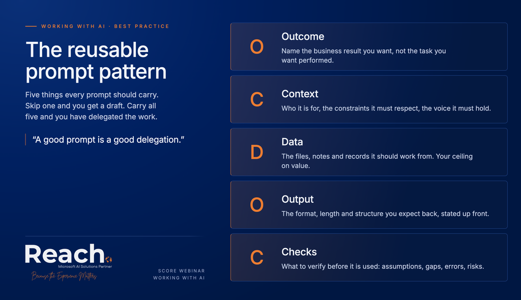 SCORE webinar